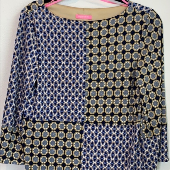 Isaac Mizrahi Geometric Patterned Dress - Picture 2 of 8